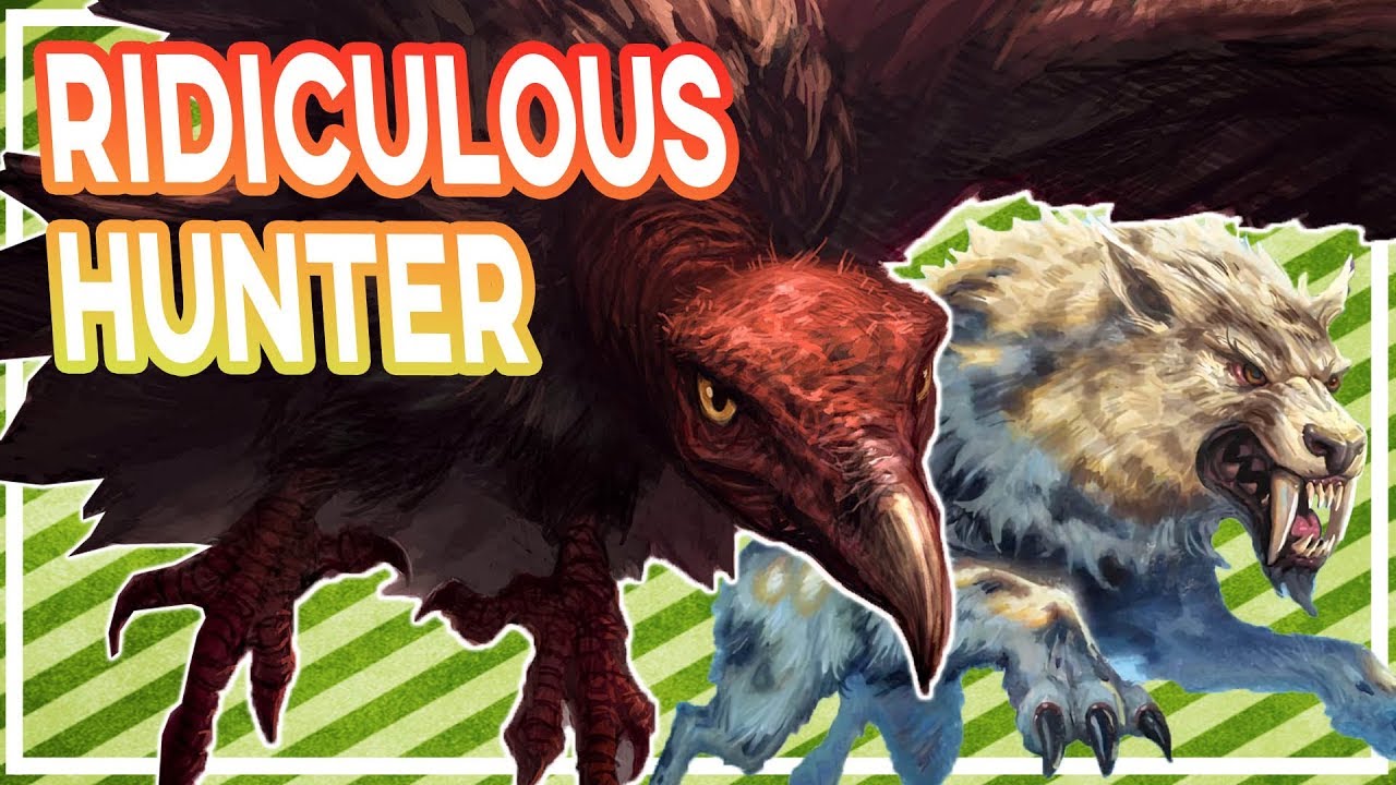 Hearthstone: Ridiculous Hunter Deck Plays Buzzard and Call Pet - YouTube