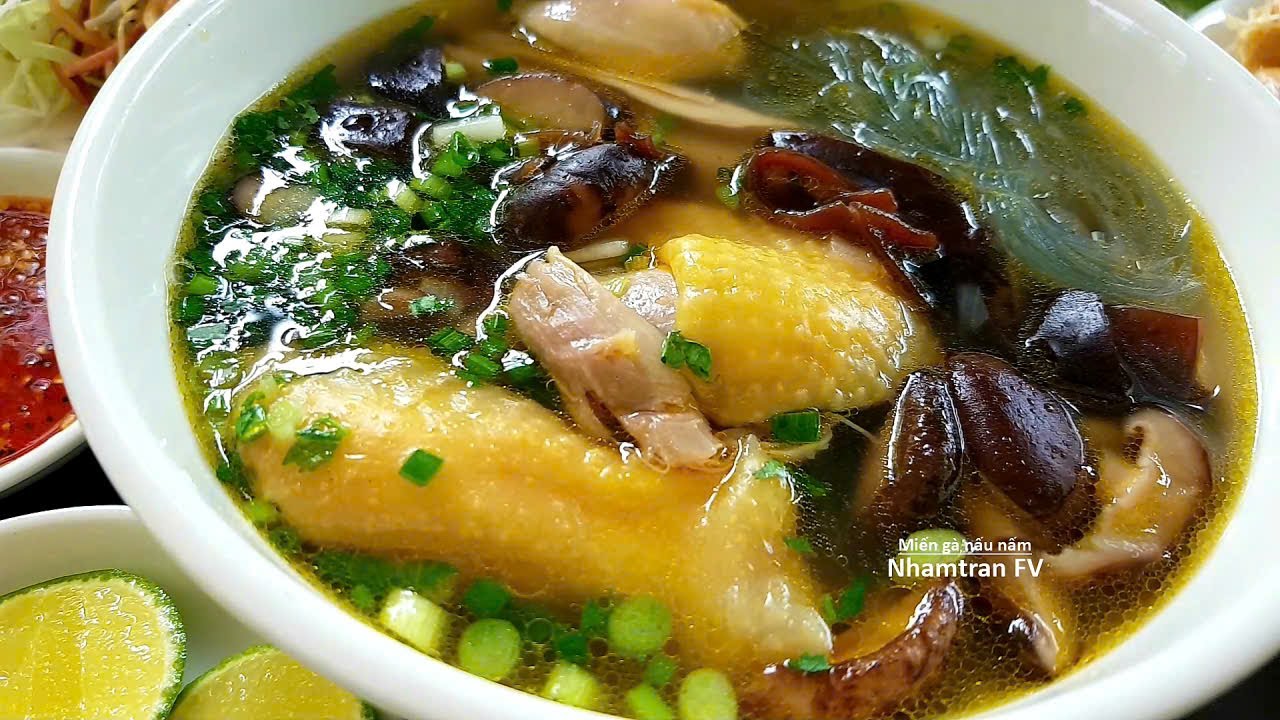 MIẾN GÀ NẤU NẤM thơm giòn ngọt đậm đà cách nấu đơn giản hơn ai cũng làm được |Nhamtran FV