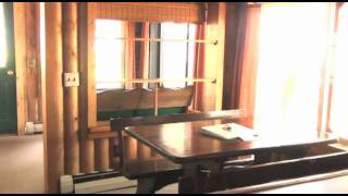 Maine Lodging in the Little Mud Cabin Rental at the New England Outdoor Center In Millinocket, Maine