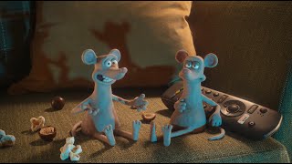 BBC THINGS WE LOVE. MICE WATCHING TV #thingswelove   #ourbbc  #stopmotion