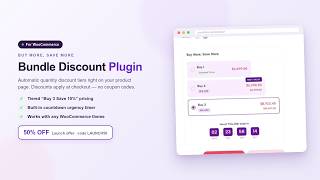 WooCommerce Bundle Discounts Tutorial — Buy More Save More Plugin Setup & Live Demo screenshot 5