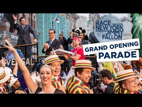 Race Through New York Starring Jimmy Fallon Grand Opening