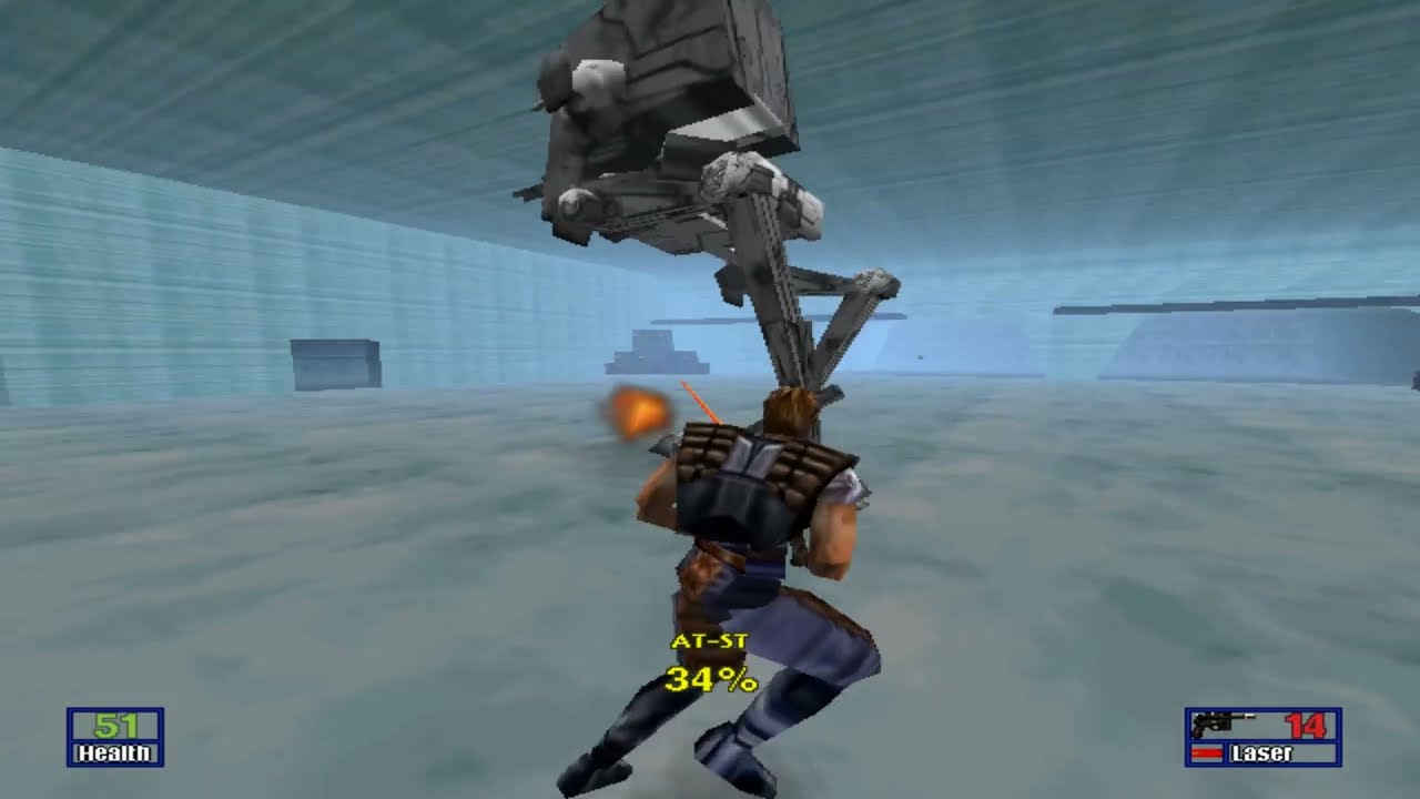 STAR WARS Shadows Of The Empire PC Game Play - 1996