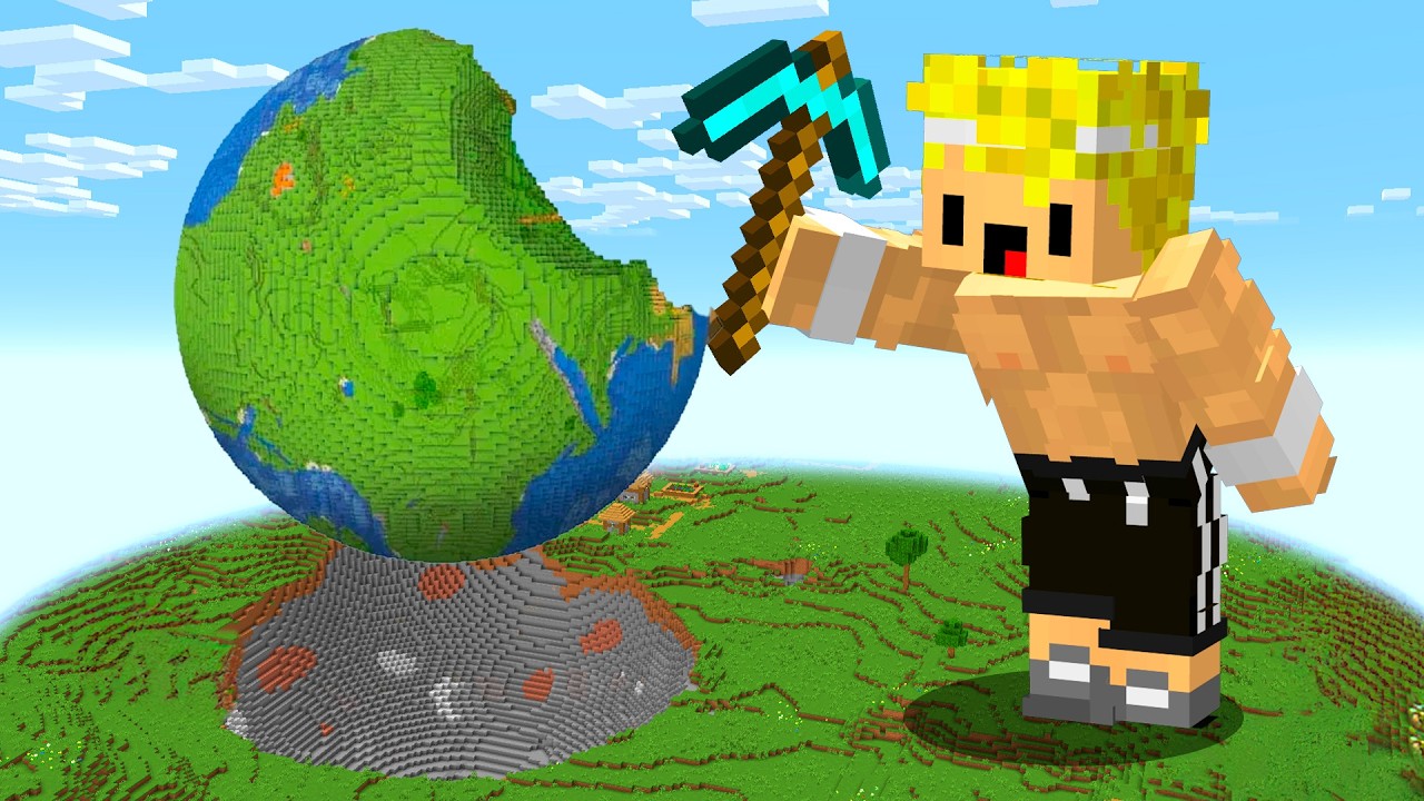 Minecraft Pero Puedo PICAR PLANETAS ENTEROS