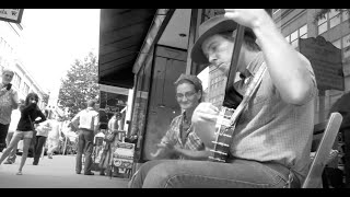 Spoon Lady & Ben Shirley (Turned Earth) - Clinch Mountain Backstep (Asheville - Sept. 28th, 2013)