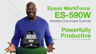 Epson WorkForce ES-590W Wireless Desktop Color Duplex Scanner