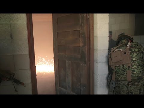 U.S. Marines Flashbang Grenade Training Exercise