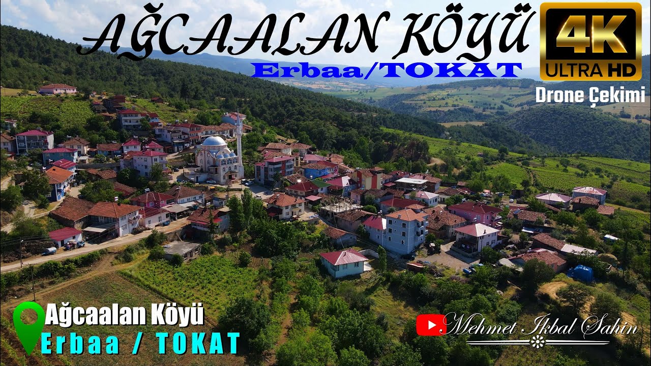 Ağcaalan Köyü / Erbaa / TOKAT - Havadan 4K Drone Çekimi / 15.6.24