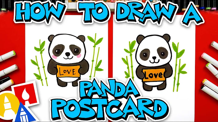 How To Draw A Panda Postcard