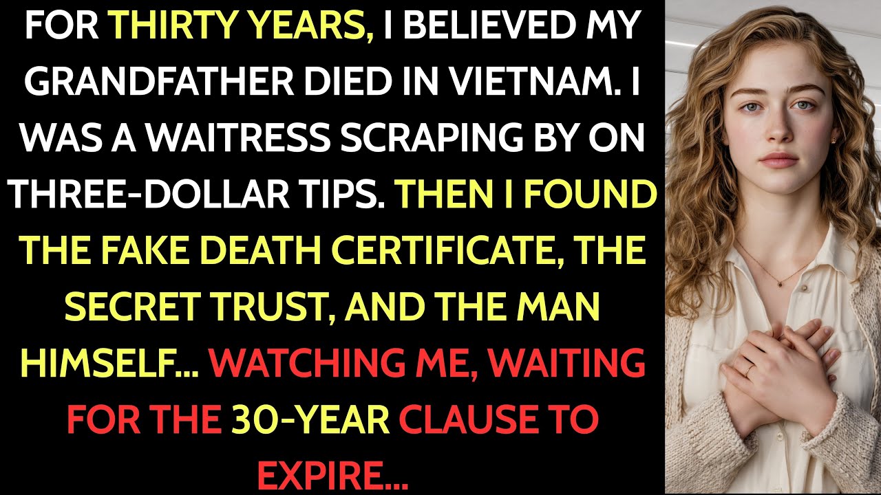 My Mom Said He Died In Vietnam—He Watched Me Bus Tables For $3 Tips… My Rich Grandpa...