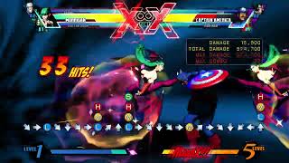 Ultimate Marvel Vs Capcom 3 Morrigan Basic Corner Combo Solo