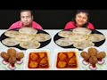 Puri aloor dum vegetable chop mochar chop eating challenge  food family blogs