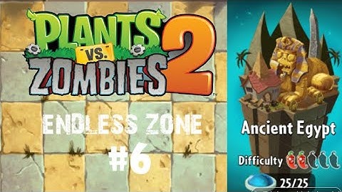 Ancient Egypt (Endless Zone) Pyramid Of Doom (Level 51 - 60) | Plants vs Zombies 2