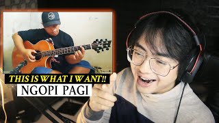GUITARIST Reacts to ALIP BA TA - NGOPI PAGI | REACTION!!