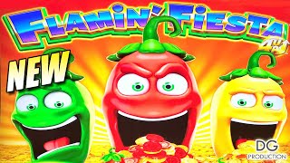 🔥NEW CHILI LUCHA FLAMIN' FIESTA TRIPLE POP GREATEST SLOT MACHINE GAME OF THE YEAR LAS VEGAS CASINO screenshot 3