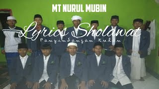 [Lyrics] Sholawat Air Mata Kerinduan - Syubbanul Muslimin voc Ahfidzul Ahkam