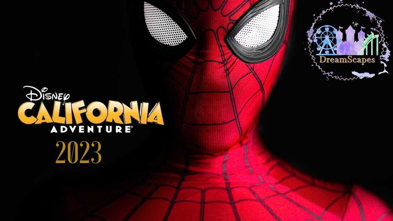 NEW! WEB SLINGERS A SpiderMan Adventure FULL RIDE 2023 DISNEYLAND