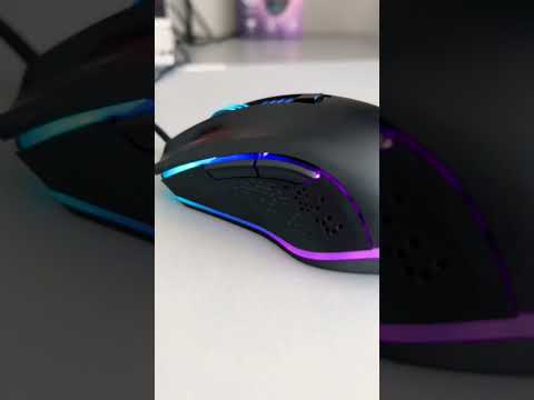 🖱️Игровая мышь HIPER Genome GM-5 имеет разноцветную подсветку и 6 кнопок. 🛒  🖱️Игровая мышь HIPER Genome GM-5 имеет разноцветную подсветку и 6 кнопок. 🛒