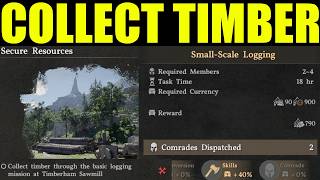 Crimson desert - how to collect timber through basic logging mission at timber ham sawmill Profile