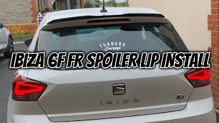 Diversiteit Suradam Bakkerij Seat Ibiza 2021 6F FR how to Install Spoiler Lip/Extension - YouTube