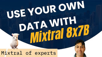 How To Use Custom Dataset with Mixtral 8x7B Locally
