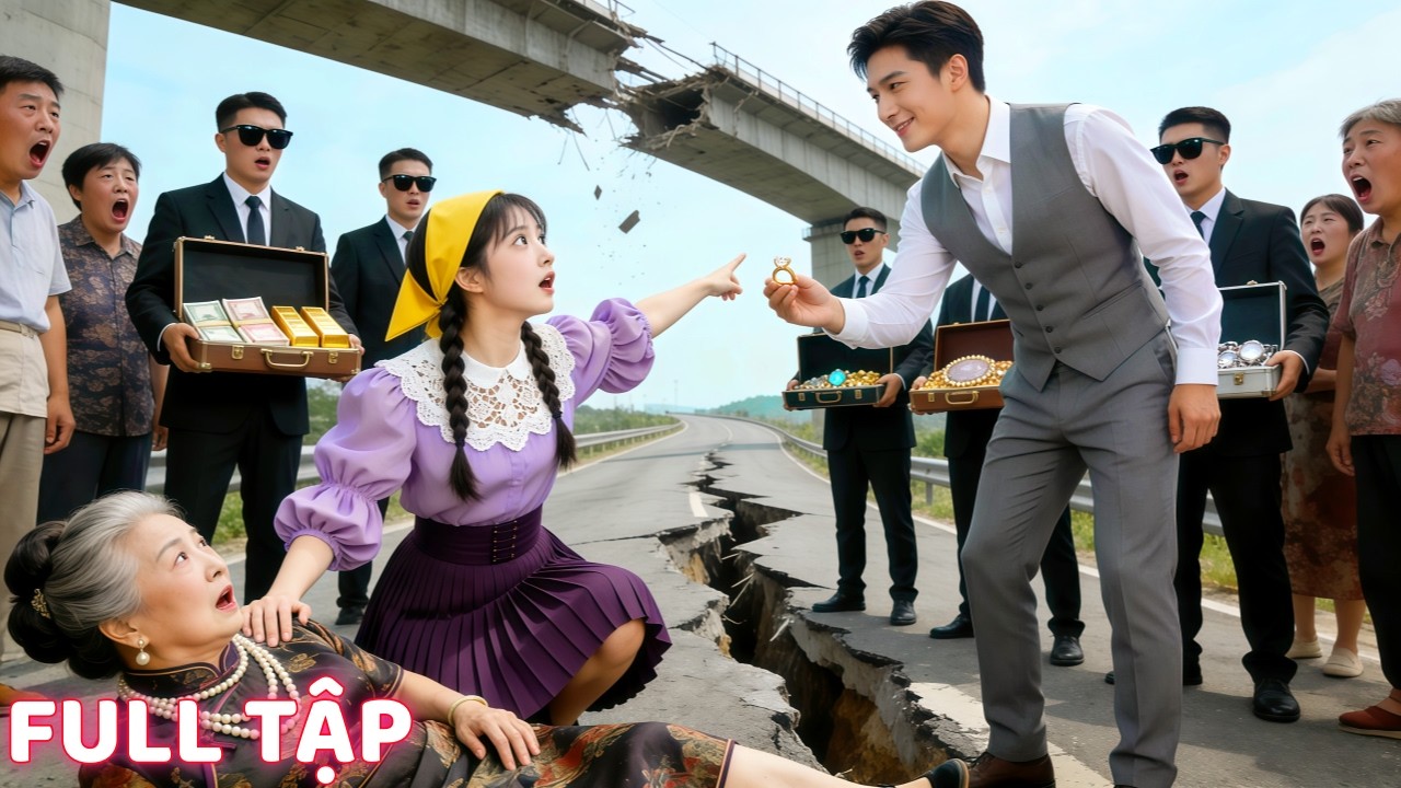 Cô gái quê đoán cầu sập, cứu bà lão; hóa ra là mẹ CEO, anh mang quà cầu hôn tại chỗ!