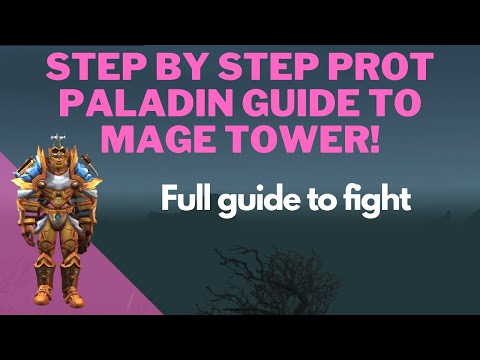 Full Protection Paladin Guide to Mage Tower! 9.1.5 Step by Step Prot Paladin Guide