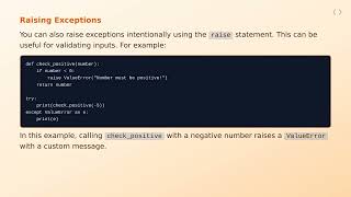 10.7 Error Handling