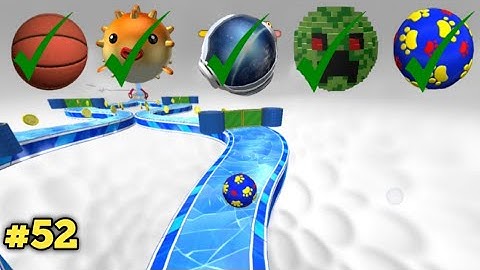 🏈Going Balls ; Super Speed Run Hard Walkthrough | Level 52 || los game || Arbaz Guru Gaming |