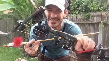 Compound Bow VS Wood Arrows