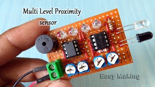 How to make multi level proximity sensor || PROXIMITY SENSOR AT MULTI LEVEL