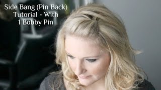 Side Bang Pin Back Poof
