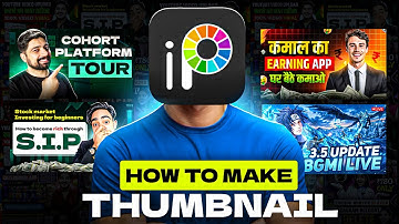 How to Make a YouTube Thumbnail on Phone using Ibis Paint X | Step-by-Step Tutorial 2025
