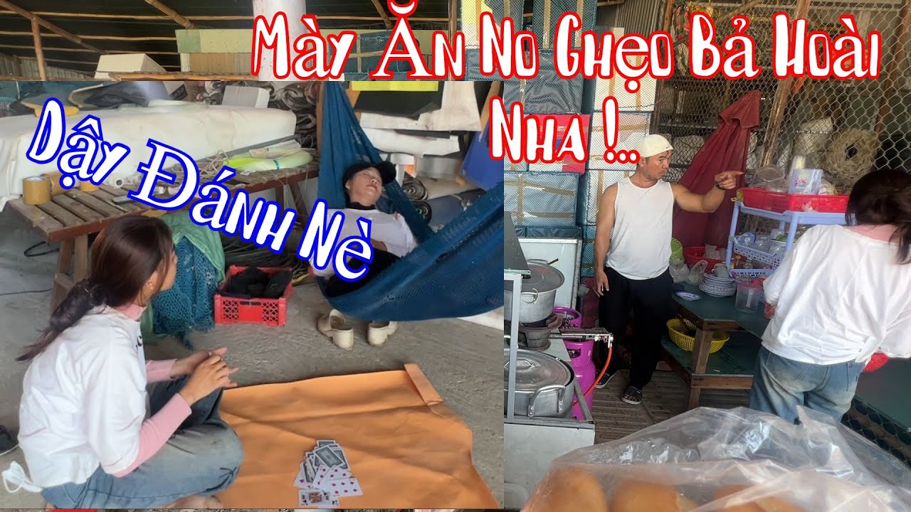 Vợ 10 Râu Đang Ngủ Bị Báo Tuyền Dựng Dậy Chơi Bài