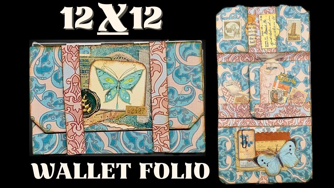 12 X 12 One Sheet Wonder - Wallet Folio - YouTube