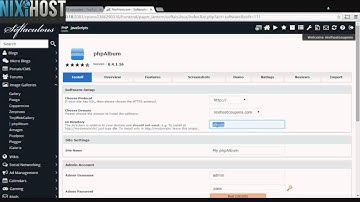 Installing phpMyAlbum with Softaculous in cPanel