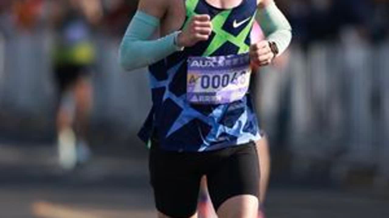 宁波马拉松 - 首马258全记录#宁波马拉松 #坚持的意义 #vlog十亿流量扶持计划