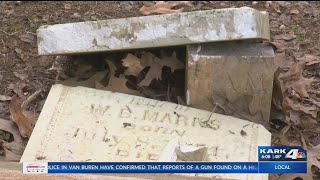 Historic Cemetery Vandalized