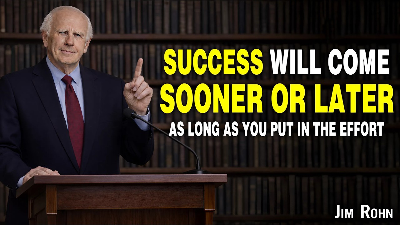 Успех придёт рано или поздно, главное — работать | Джим Рон, Мотивация