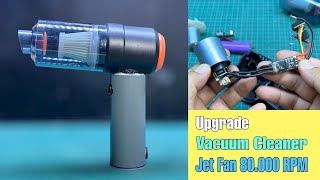 Upgrade Vacuum Cleaner With Jet Fan Motor 80.000 RPM