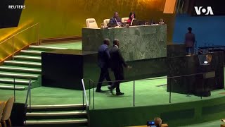 Zambia Foreign Minister Stanley Kakubo Addresses 78th UNGA