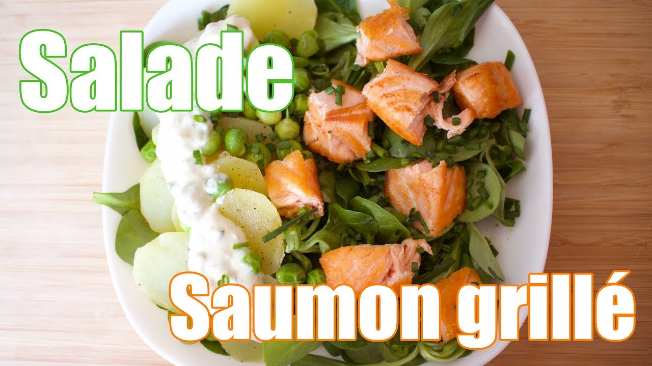 Salade au saumon grillé 🥗