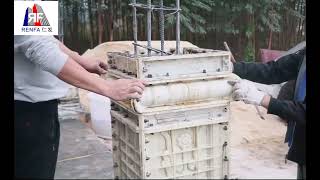How to Make Beautiful Columns Using Moulds Fast