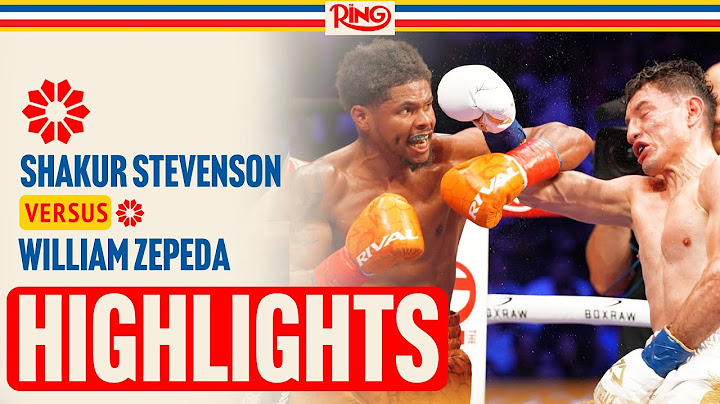 Shakur Stevenson Goes TOE-TO-TOE With William Zepeda | FIGHT HIGHLIGHTS