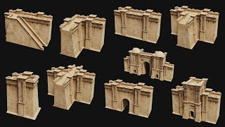 Ancient Egypt - Modular Walls
