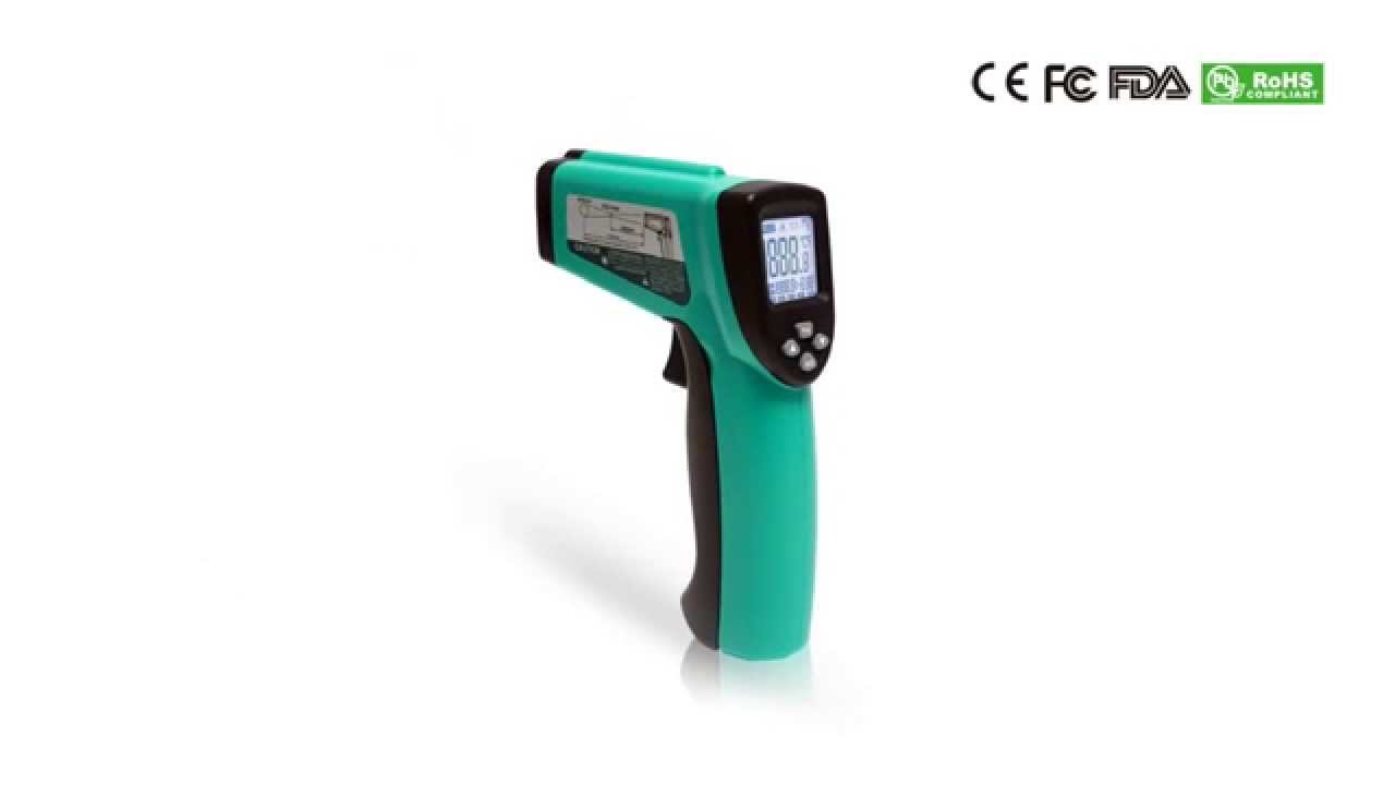 Pro'sKit MT-4612 Infrared Thermometer - YouTube