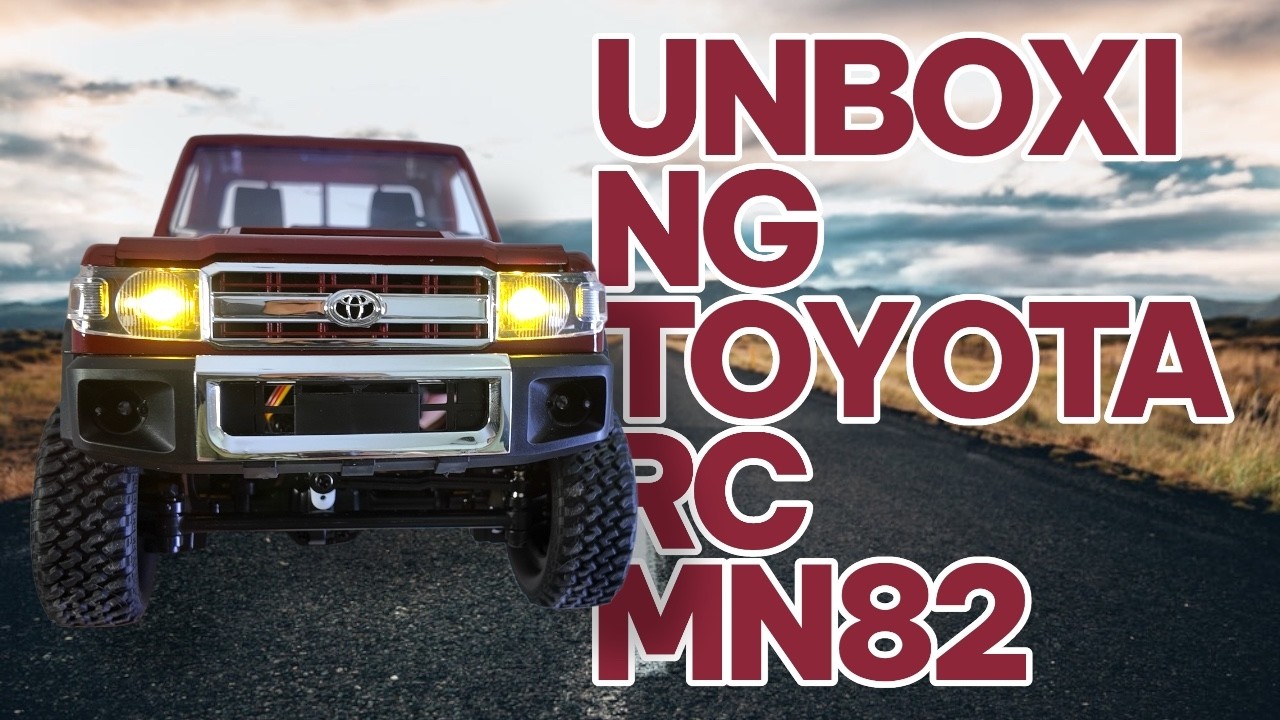 OFFICIAL TOYOTA MN82 RC TRUCK UNBOXING AND TEXT VIDEO#toyota