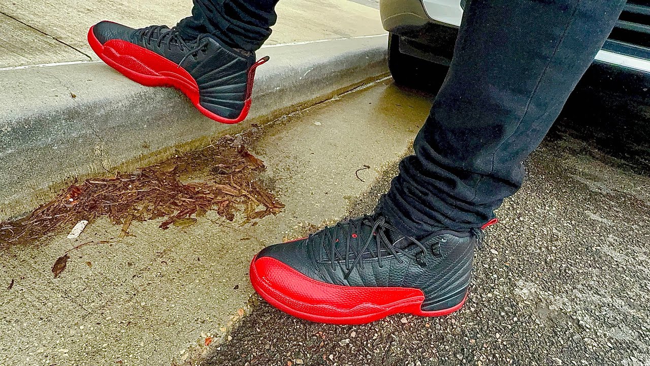 AIR JORDAN 12 FLU- GAME ON FEET WITH THE PERFECT OUTFIT 