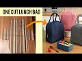 VERY EASY Lunch Box Bag Making at Home | Bag Cutting and Stitching | Handbag | Picnic Bag | Tote bag