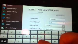 Configuring Sideload.it VPN server on BlackBerry Playbook screenshot 4
